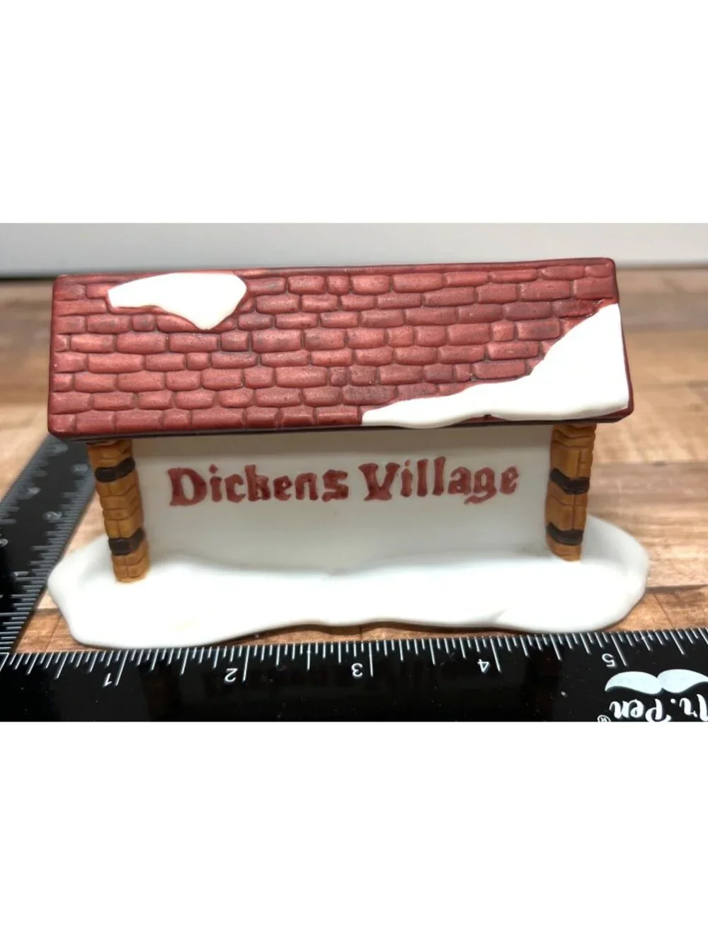 Christmas village department 56 dickens village entrance sign